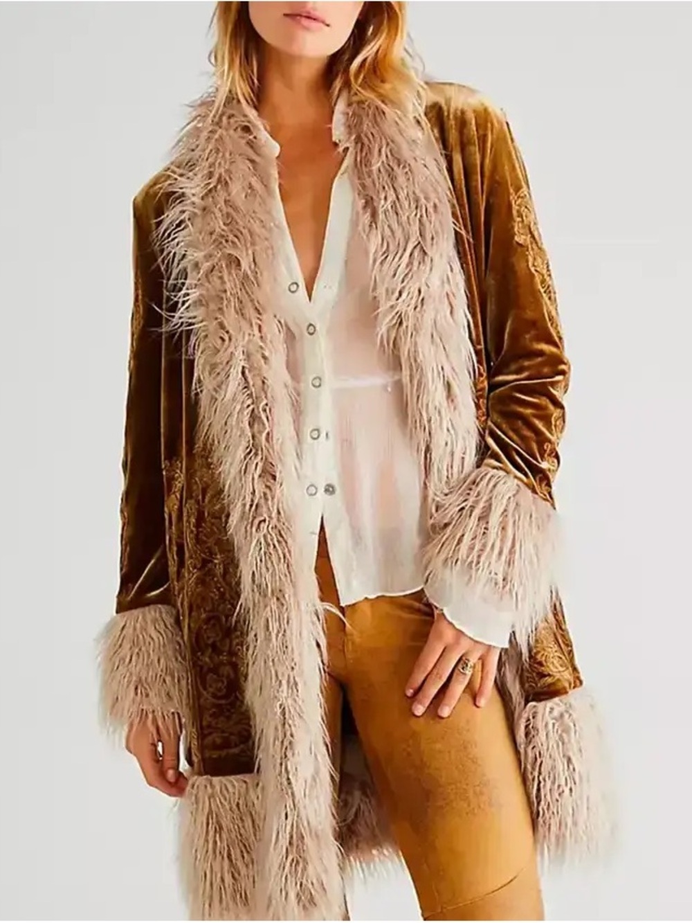 Free people Moon Glow Coat Penny Lane